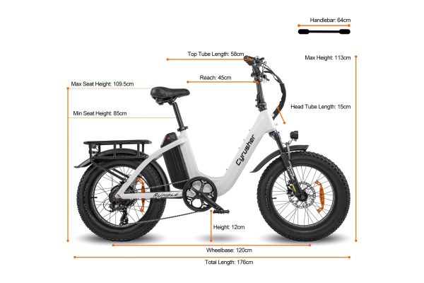 Cyrusher Rumble Step-Through E-Bike - Image 11