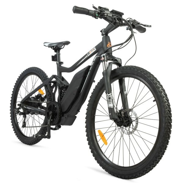 Ecotric Tornado E-Bike 48V 12AH 750W 20 MPH Full Suspension MTB Black TOR26LCD-MB New - Image 4